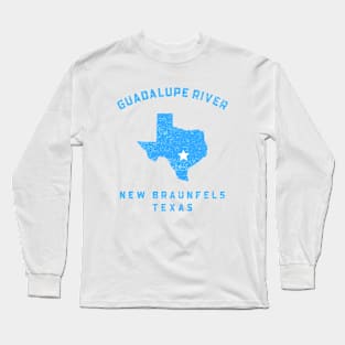 GUADALUPE RIVER NEW BRAUNFELS TEXAS Long Sleeve T-Shirt